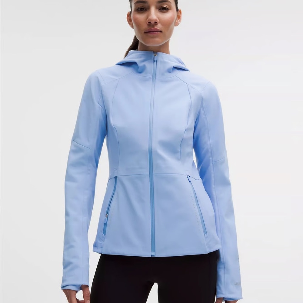277.LULULEMON CHILL CROSS Women's Light Blue Jacket - Picture 3 of 4